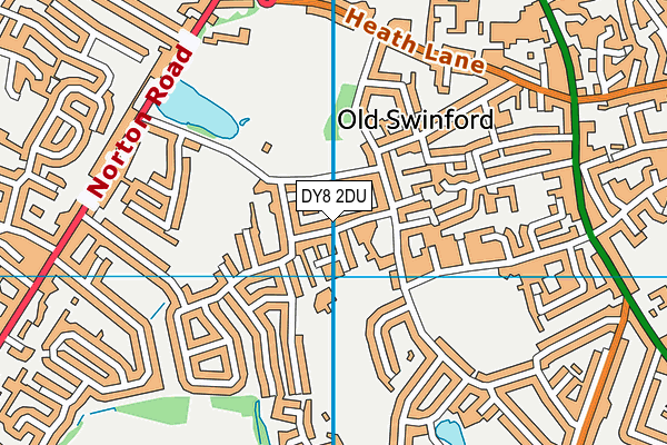 DY8 2DU map - OS VectorMap District (Ordnance Survey)