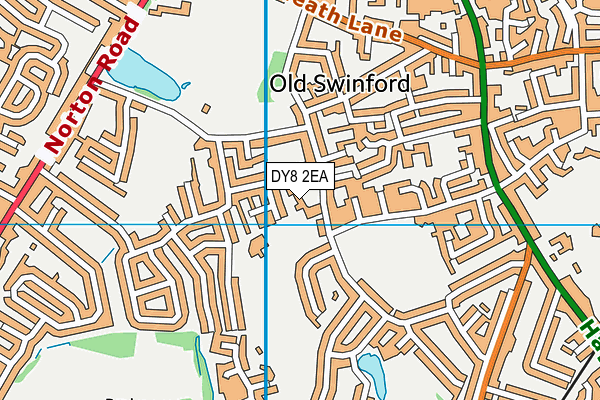 Elmfield Rudolf Steiner School Limited map (DY8 2EA) - OS VectorMap District (Ordnance Survey)
