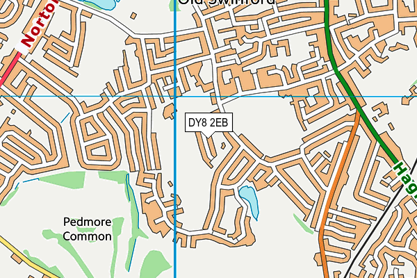 DY8 2EB map - OS VectorMap District (Ordnance Survey)