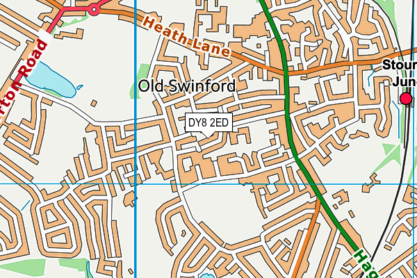 DY8 2ED map - OS VectorMap District (Ordnance Survey)