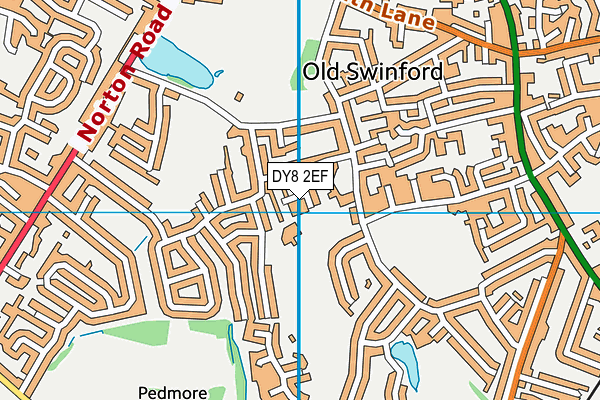 DY8 2EF map - OS VectorMap District (Ordnance Survey)