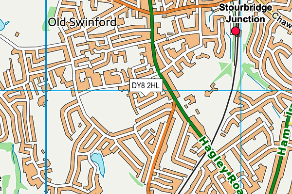 DY8 2HL map - OS VectorMap District (Ordnance Survey)