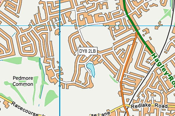 DY8 2LB map - OS VectorMap District (Ordnance Survey)