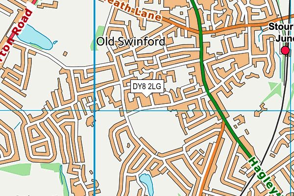 DY8 2LG map - OS VectorMap District (Ordnance Survey)