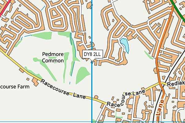 DY8 2LL map - OS VectorMap District (Ordnance Survey)