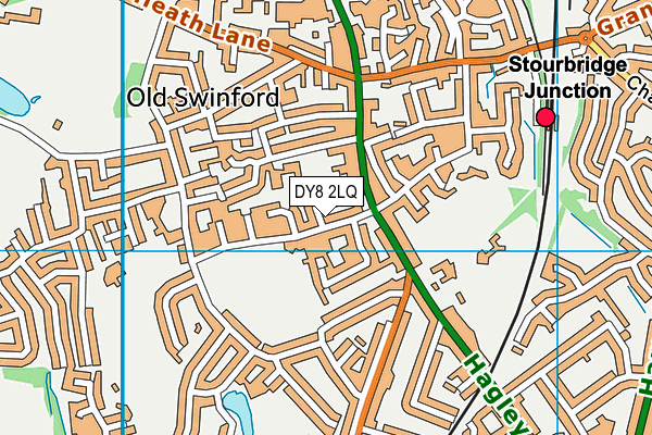 DY8 2LQ map - OS VectorMap District (Ordnance Survey)