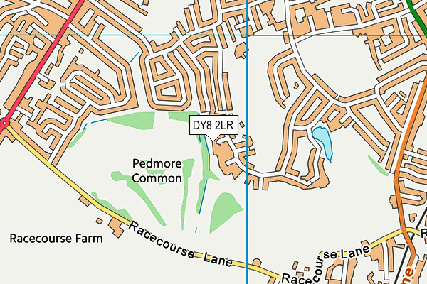 DY8 2LR map - OS VectorMap District (Ordnance Survey)