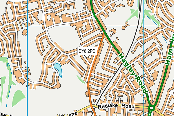 DY8 2PD map - OS VectorMap District (Ordnance Survey)