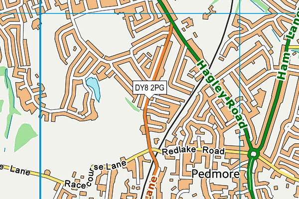 DY8 2PG map - OS VectorMap District (Ordnance Survey)
