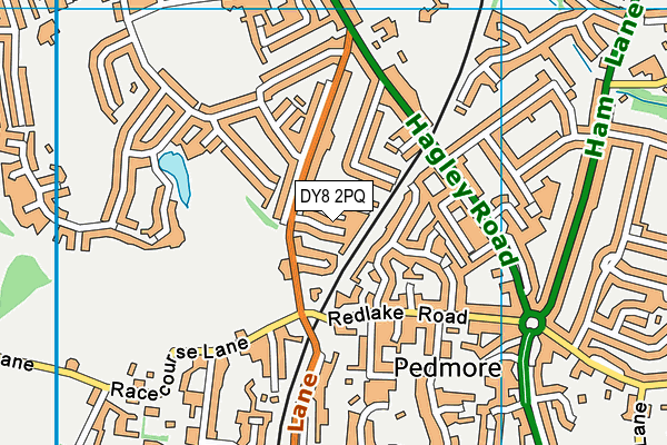 DY8 2PQ map - OS VectorMap District (Ordnance Survey)