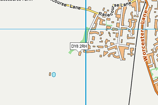 DY8 2RH map - OS VectorMap District (Ordnance Survey)