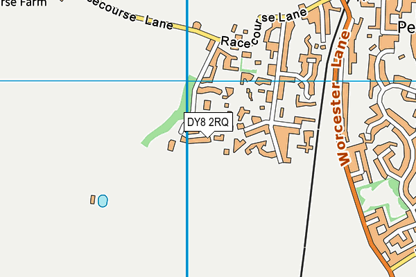 DY8 2RQ map - OS VectorMap District (Ordnance Survey)