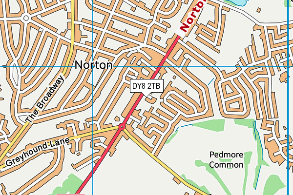 DY8 2TB map - OS VectorMap District (Ordnance Survey)