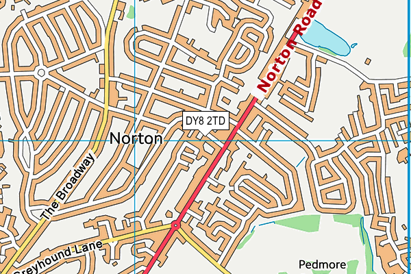 DY8 2TD map - OS VectorMap District (Ordnance Survey)