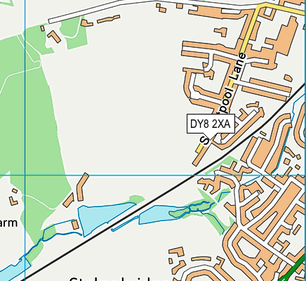 DY8 2XA map - OS VectorMap District (Ordnance Survey)