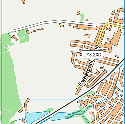 DY8 2XD map - OS VectorMap District (Ordnance Survey)