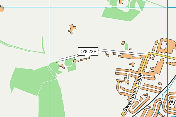 DY8 2XP map - OS VectorMap District (Ordnance Survey)