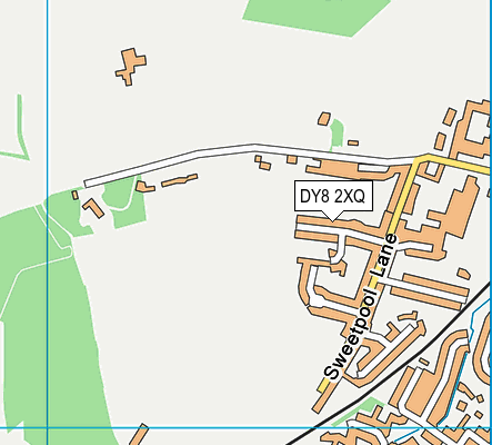 DY8 2XQ map - OS VectorMap District (Ordnance Survey)