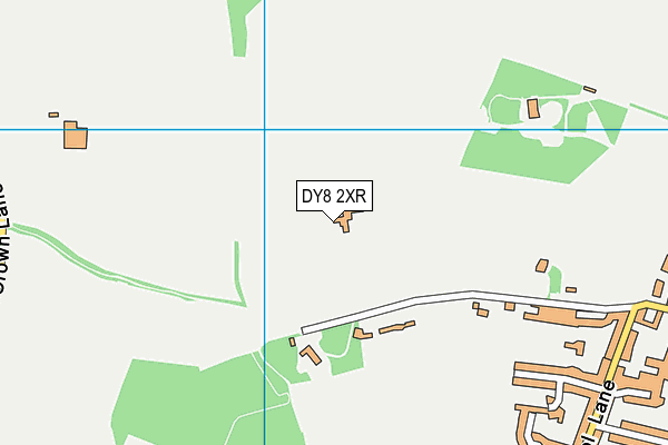 DY8 2XR map - OS VectorMap District (Ordnance Survey)