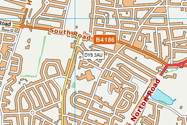 DY8 3AU map - OS VectorMap District (Ordnance Survey)