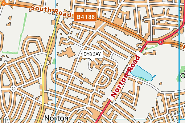 DY8 3AY map - OS VectorMap District (Ordnance Survey)