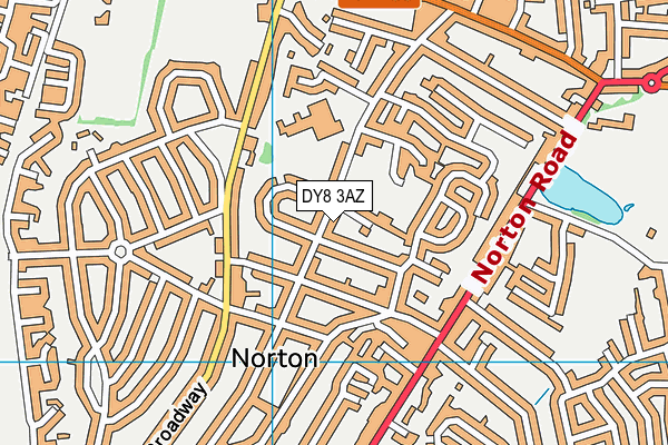 DY8 3AZ map - OS VectorMap District (Ordnance Survey)