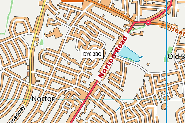 DY8 3BQ map - OS VectorMap District (Ordnance Survey)