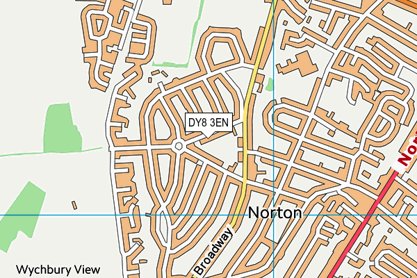 DY8 3EN map - OS VectorMap District (Ordnance Survey)