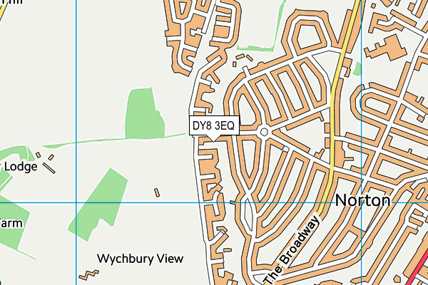 DY8 3EQ map - OS VectorMap District (Ordnance Survey)