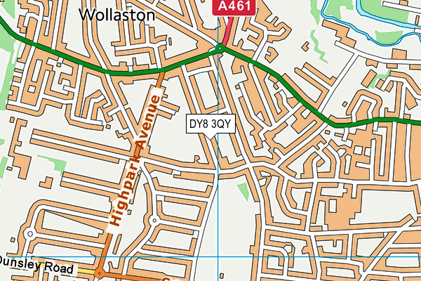 DY8 3QY map - OS VectorMap District (Ordnance Survey)