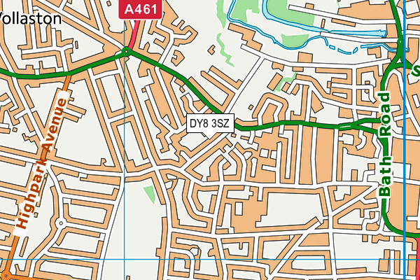 Map of CHURCHILL COURT (STOURBRIDGE) MANAGEMENT COMPANY LIMITED at district scale