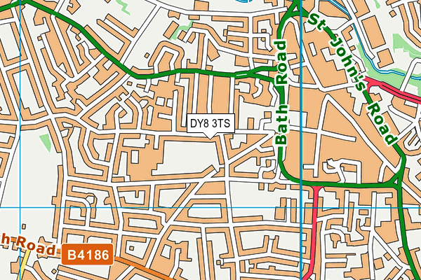 DY8 3TS map - OS VectorMap District (Ordnance Survey)