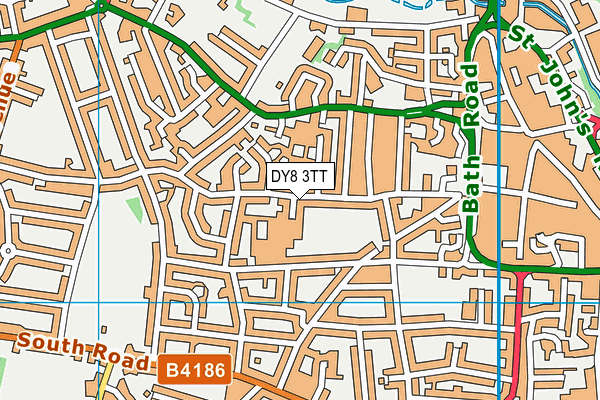 DY8 3TT map - OS VectorMap District (Ordnance Survey)