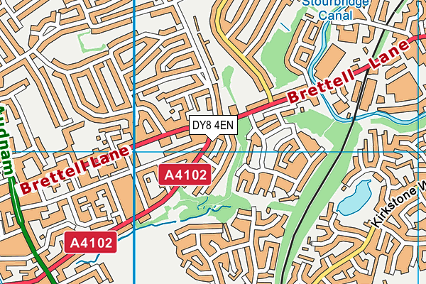 DY8 4EN map - OS VectorMap District (Ordnance Survey)