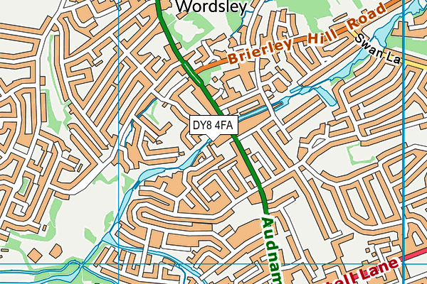 DY8 4FA map - OS VectorMap District (Ordnance Survey)