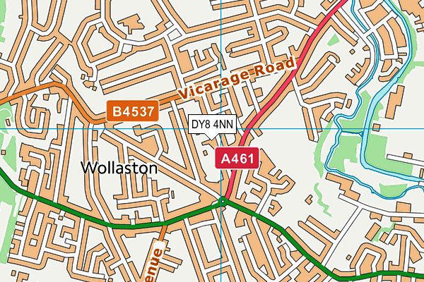 DY8 4NN map - OS VectorMap District (Ordnance Survey)