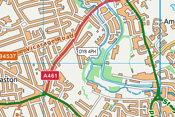 DY8 4PH map - OS VectorMap District (Ordnance Survey)