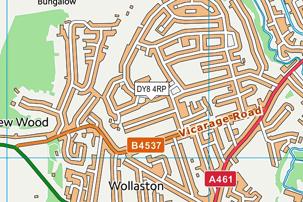 DY8 4RP map - OS VectorMap District (Ordnance Survey)