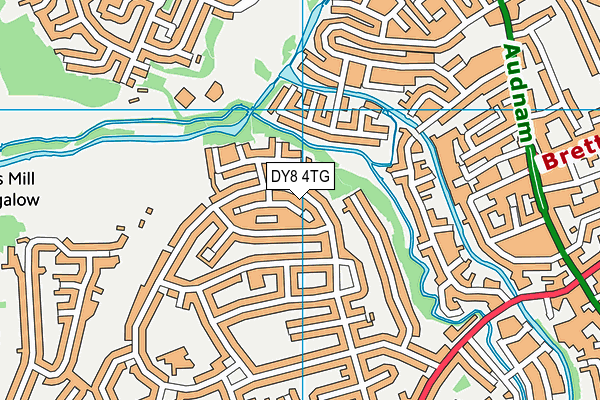 DY8 4TG map - OS VectorMap District (Ordnance Survey)