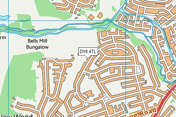 DY8 4TL map - OS VectorMap District (Ordnance Survey)