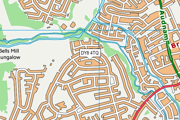 DY8 4TQ map - OS VectorMap District (Ordnance Survey)