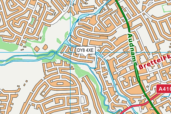 DY8 4XE map - OS VectorMap District (Ordnance Survey)