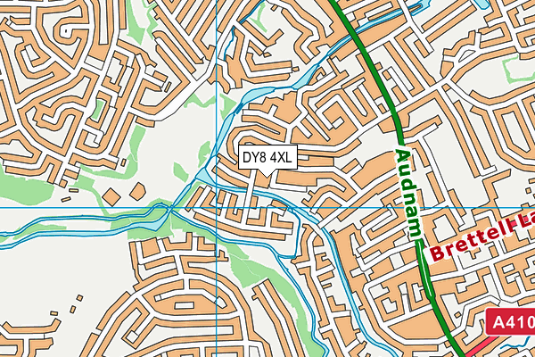 DY8 4XL map - OS VectorMap District (Ordnance Survey)