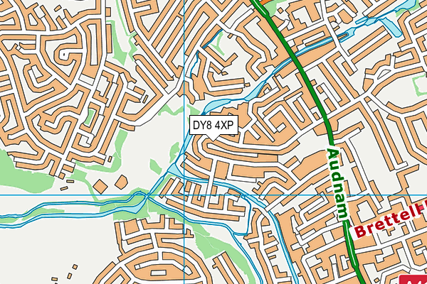 DY8 4XP map - OS VectorMap District (Ordnance Survey)