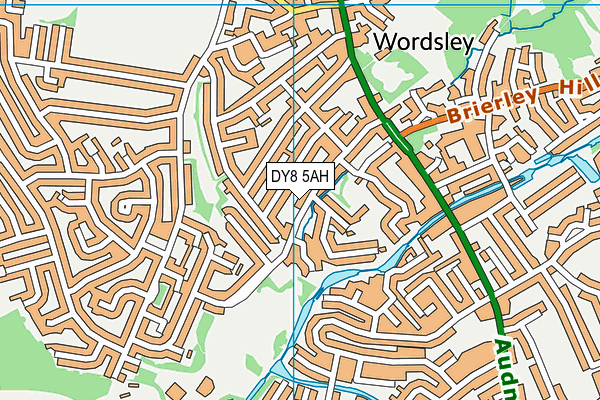 DY8 5AH map - OS VectorMap District (Ordnance Survey)