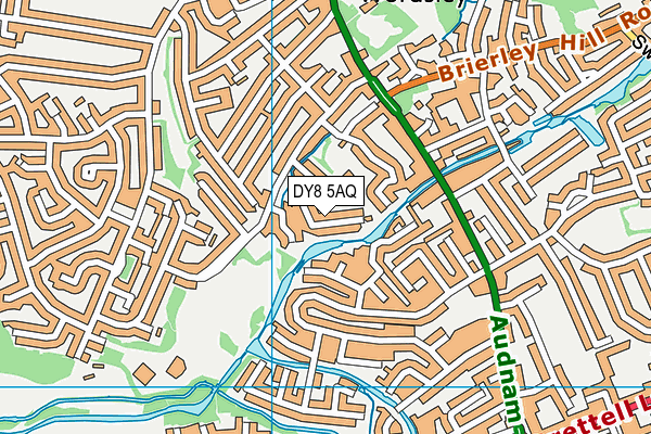 DY8 5AQ map - OS VectorMap District (Ordnance Survey)