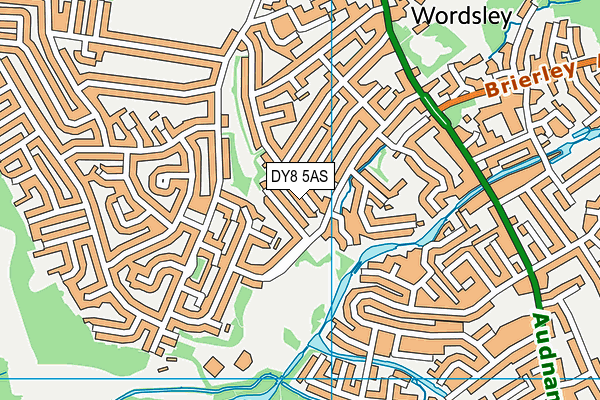 DY8 5AS map - OS VectorMap District (Ordnance Survey)