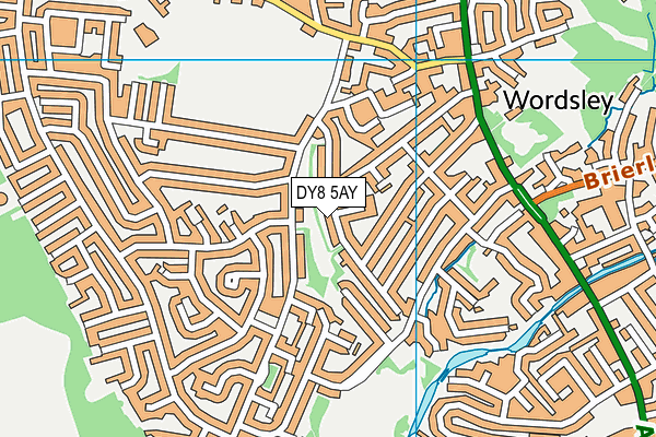 DY8 5AY map - OS VectorMap District (Ordnance Survey)