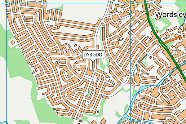 DY8 5DQ map - OS VectorMap District (Ordnance Survey)