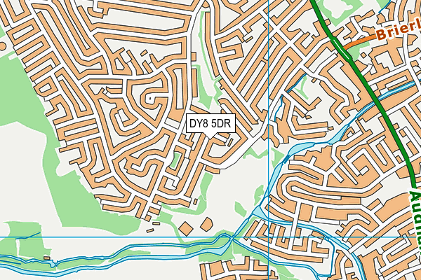 DY8 5DR map - OS VectorMap District (Ordnance Survey)